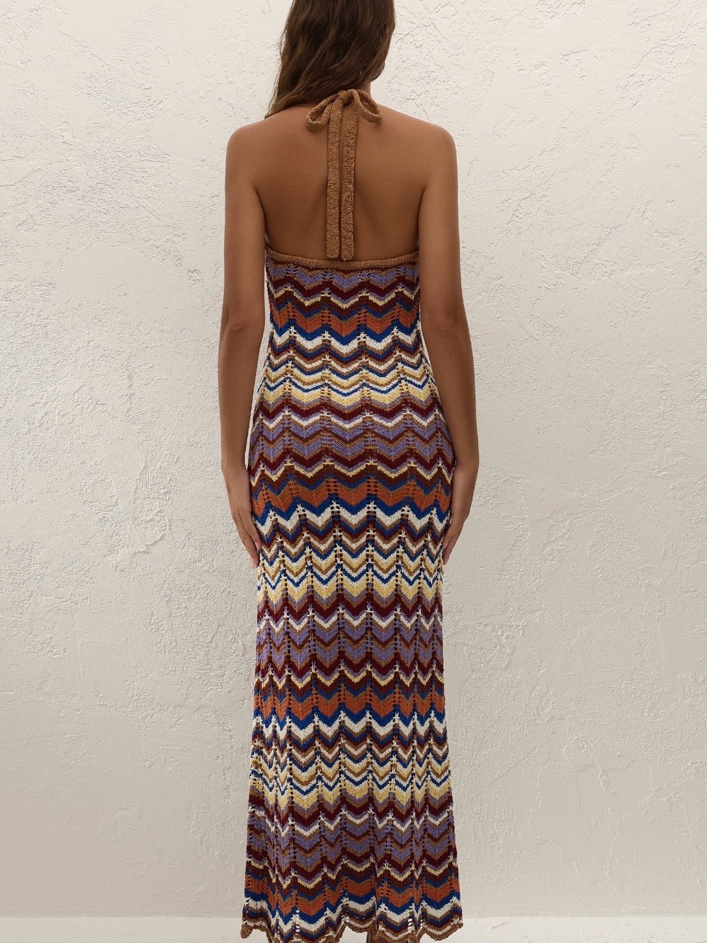 Faithful The Brand Knit Maxi Dress in Lavender Multi NWT - Picture 2 of 3
